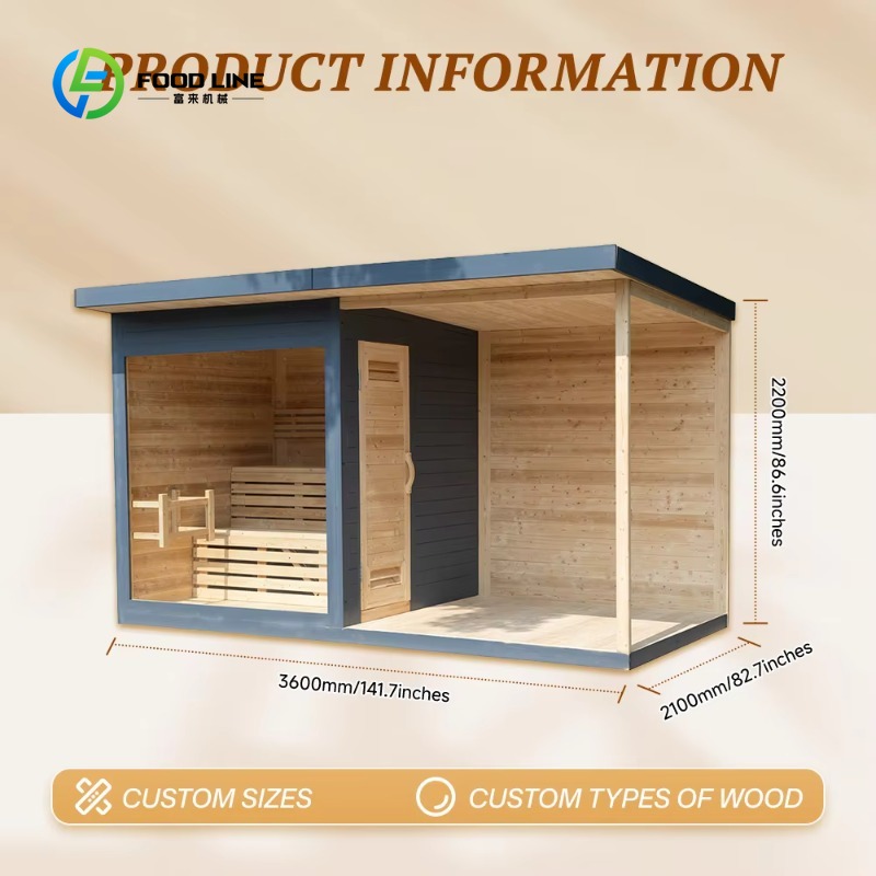 Customized Outdoor Sauna House - Spa Wellness Resorts recension och pris