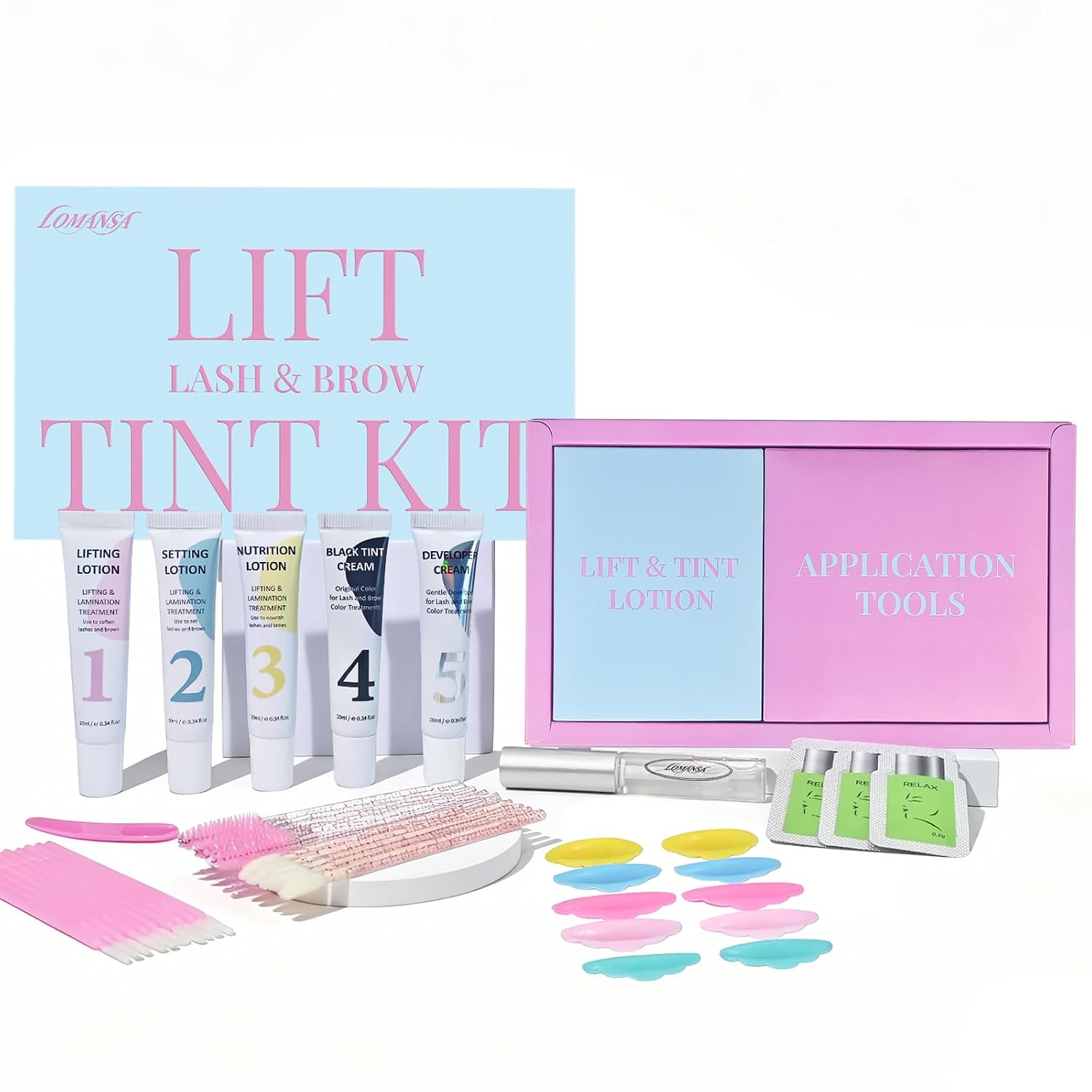 Lomansa Lash Lift and Black Ki - Lash Lift Kit recension och pris