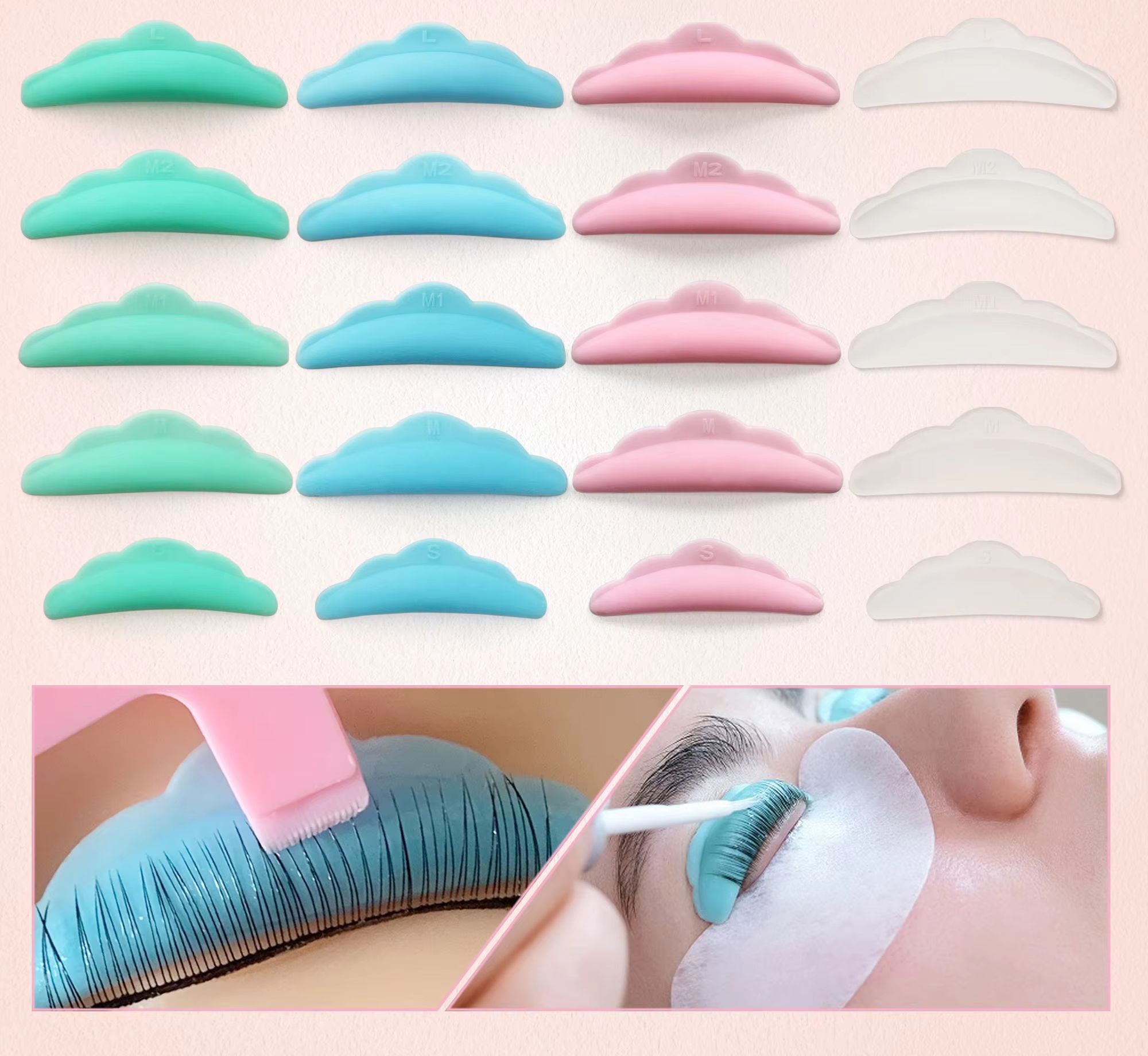 50Pairs Eyelash Lifting Kit Si - Lash Lift Kit recension och pris