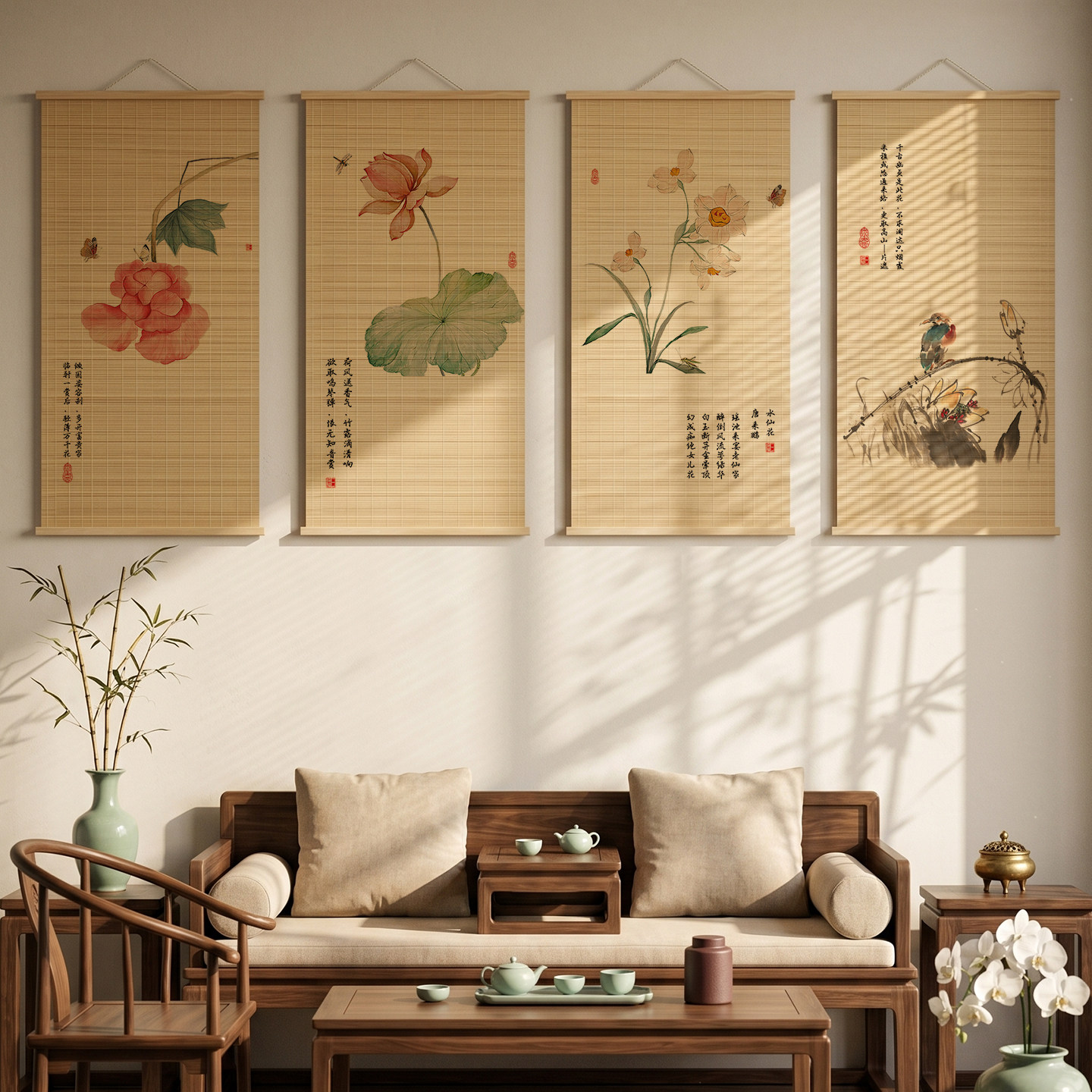 Paintings Bamboo Shadow Breeze - Spa Wellness Resorts recension och pris